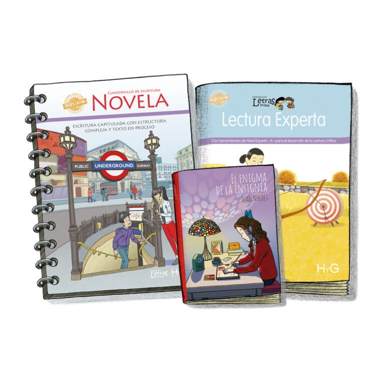 Paquete Novela y Novelita y Lectura Experta del Programa Letras Prima - GEd1